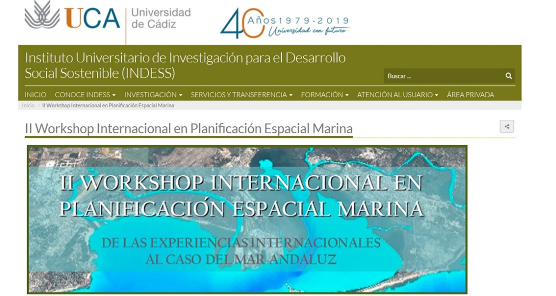 2nd International Workshop on Maritime Spatial Planning