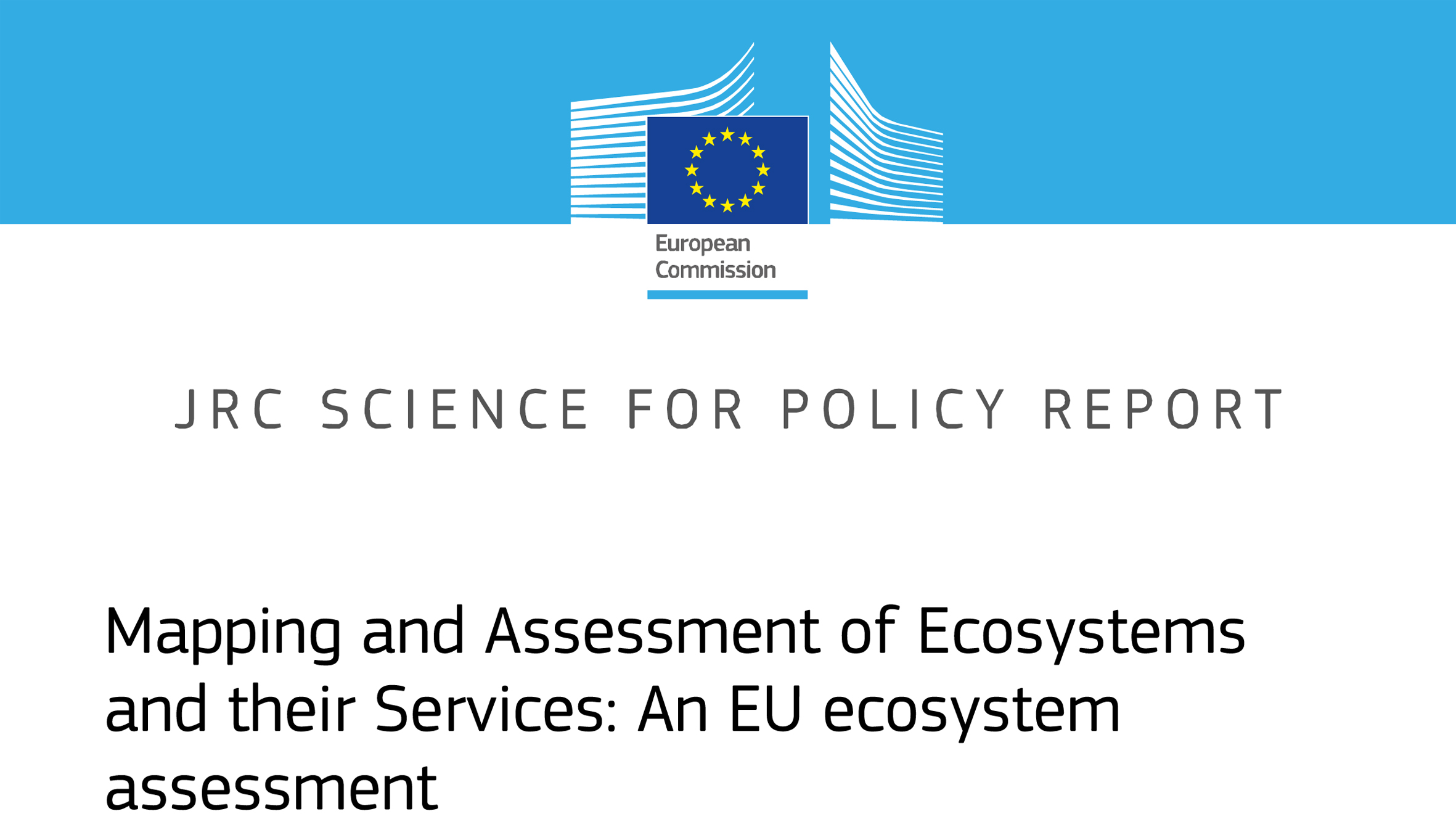 EU ecosystem assessement JRC 2020
