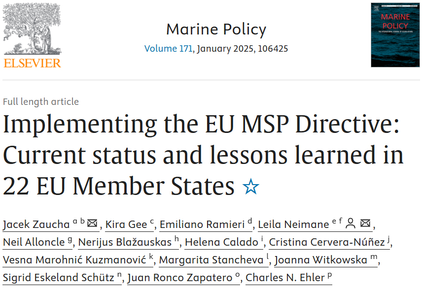 Implementing the EU MSP Directive