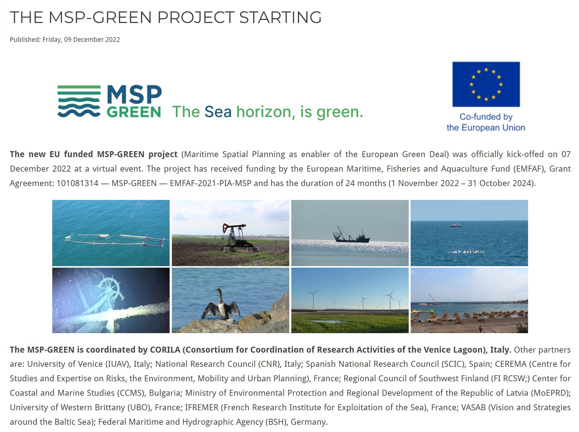 MSP GREEN CCMS web site