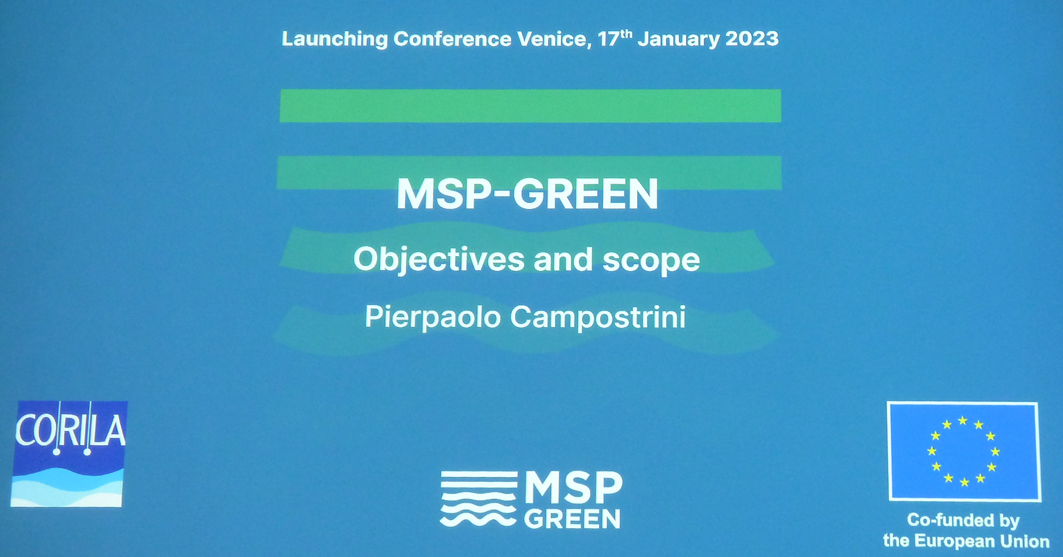 MSP GREEN Launching Conference Venice January 2023