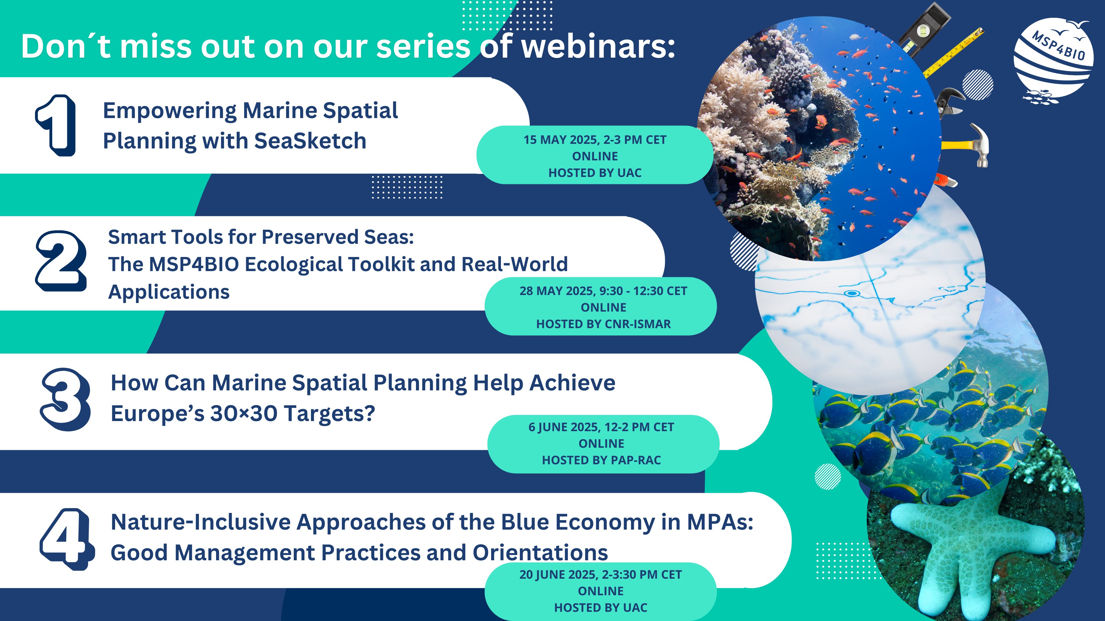 MSP4BIO Blue Series of Webinar