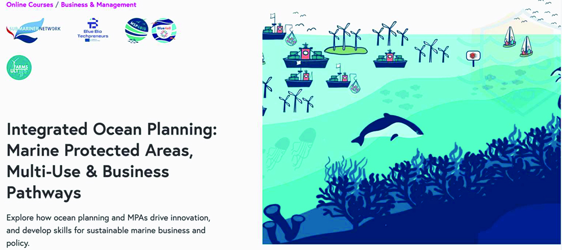 Online Course Integrated Ocean Planning Marine Protected Areas Multi Use and Business Pathways